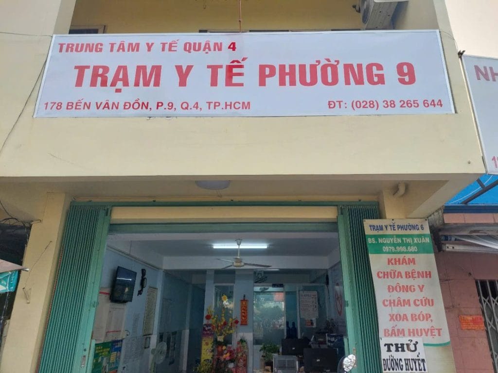 Trạm y tế phường 9 quận 4 - Xe cứu thương quận 4