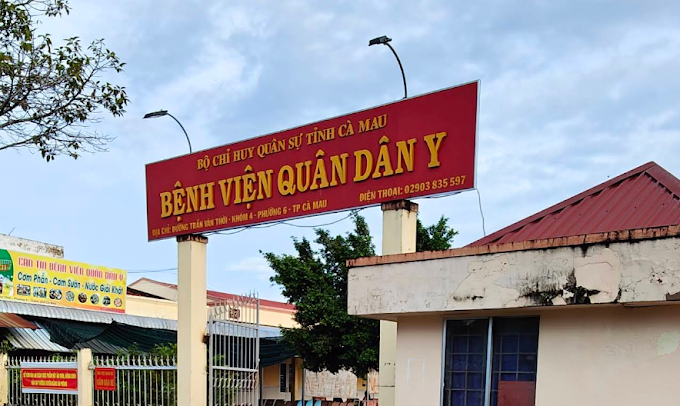 Bệnh Viện Quân - Dân Y Cà Mau - xe cứu thương Cà Mau