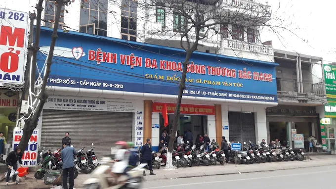 Bệnh viện Đa khoa Sông Thương - xe cứu thương Bắc Giang