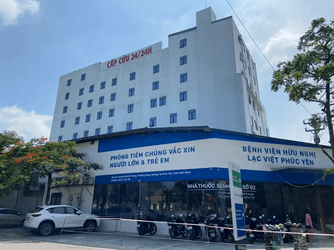 Bệnh viện Hữu Nghị Lạc Việt - Xe Cứu Thương Phúc Yên